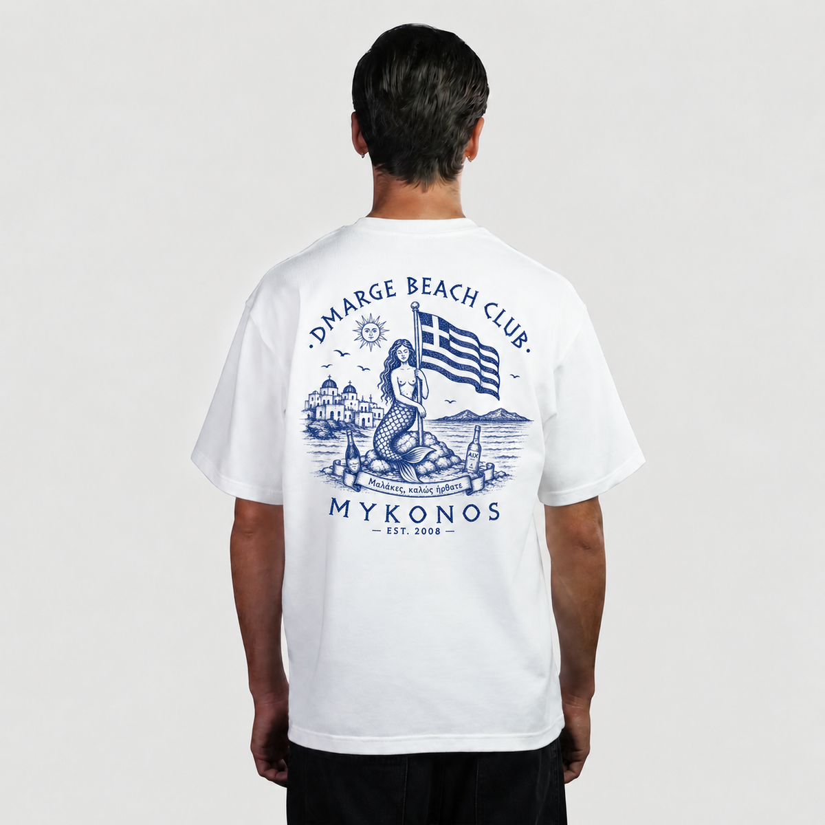 DMARGE Beach Club Mykonos Tee - Paradiso DMARGE Collection