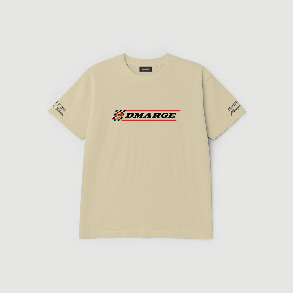 DMARGE Icons Motorsport Collection Tyre Supplier T-Shirt