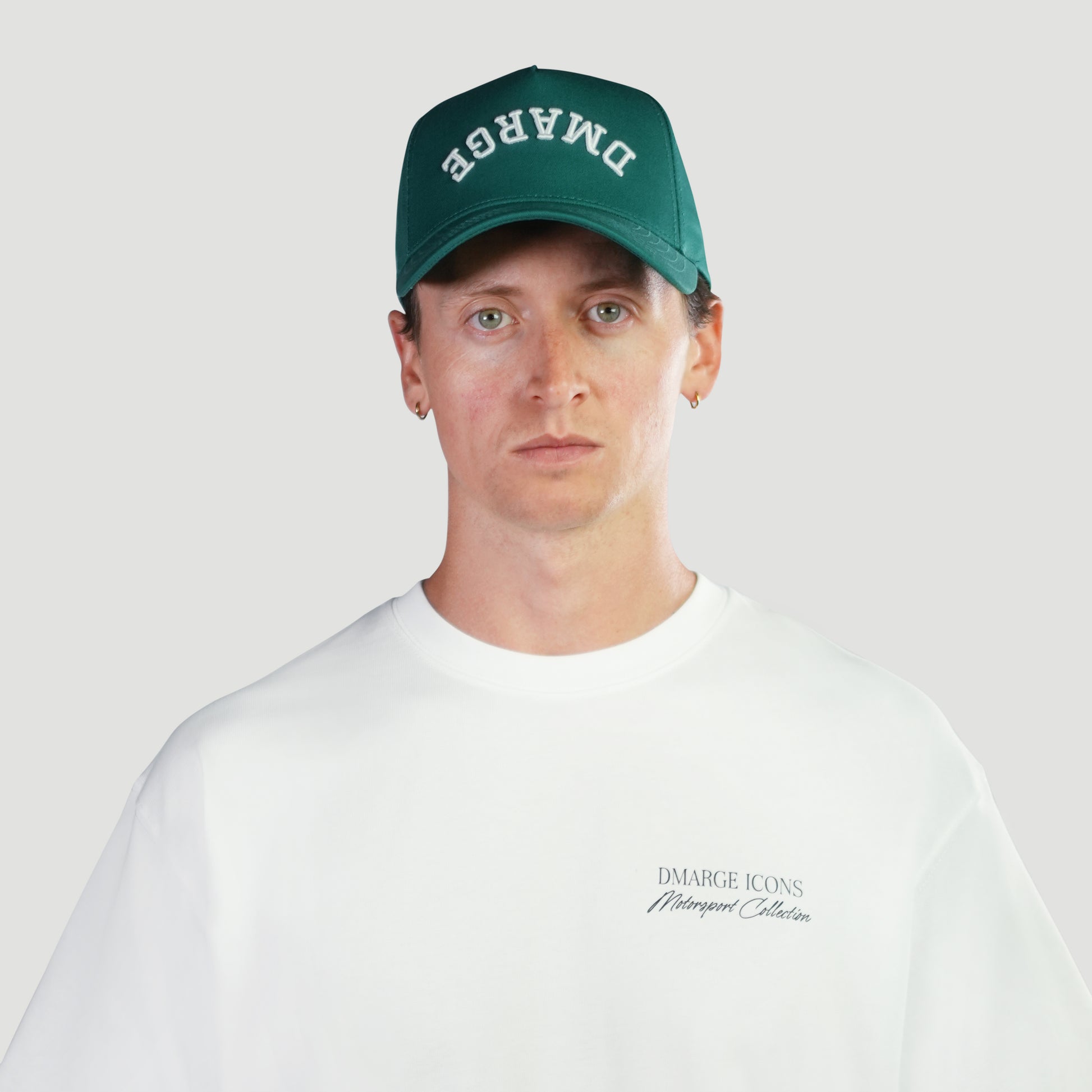 DMARGE Upside Down Back To Front Baseball Cap [Silverstone Green]