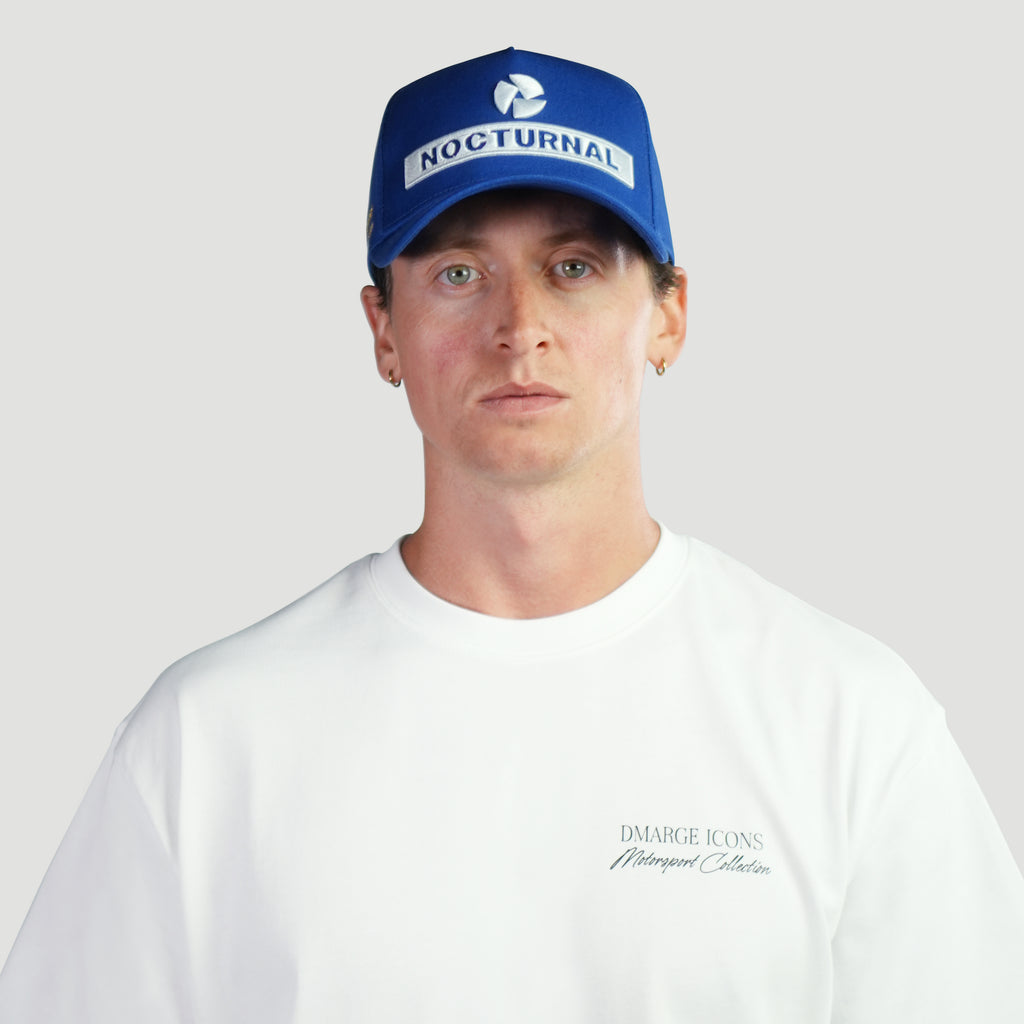 DMARGE Icons Motorsport Collection Hat - Nocturnal [Senna Blue]