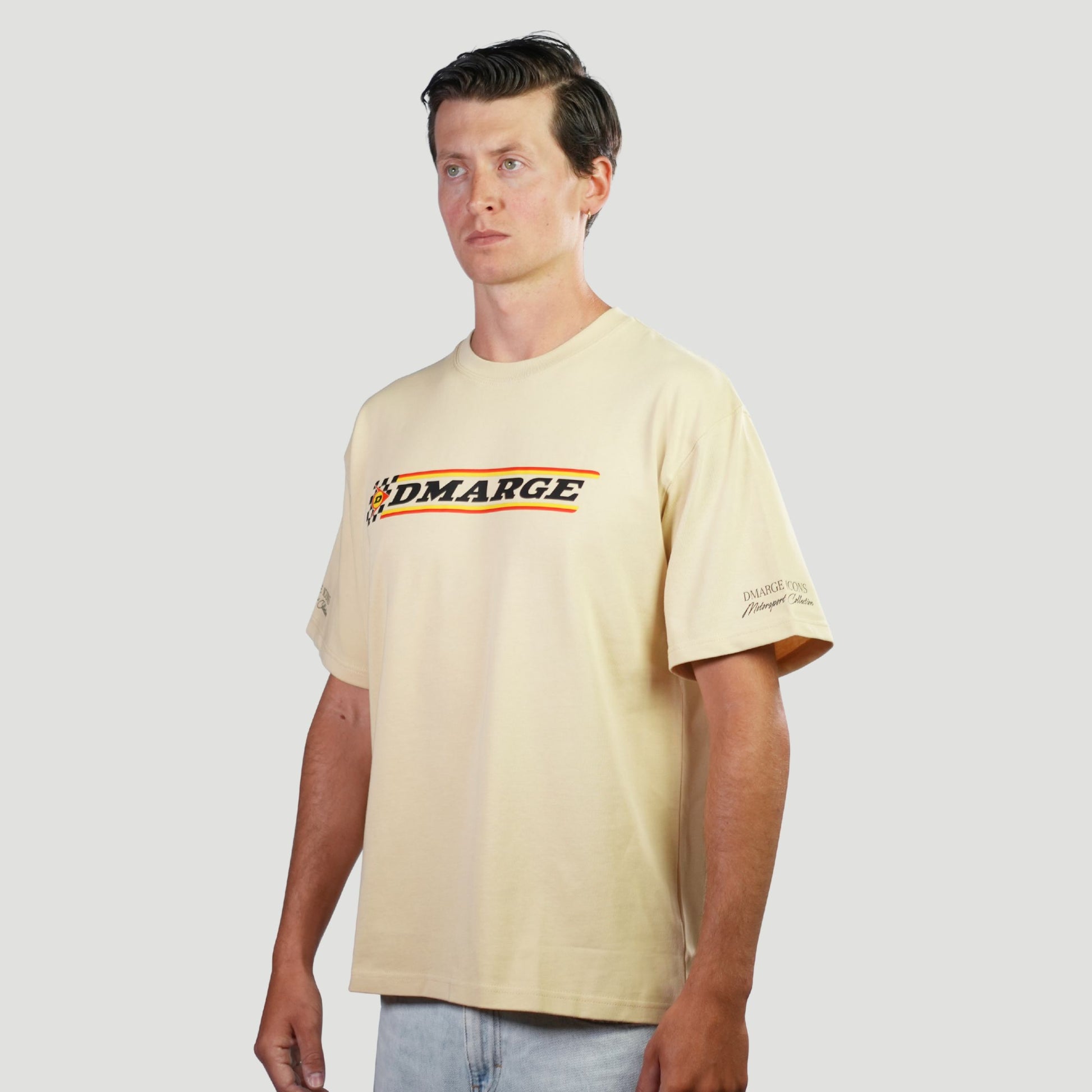 DMARGE Icons Motorsport Collection Tyre Supplier T-Shirt