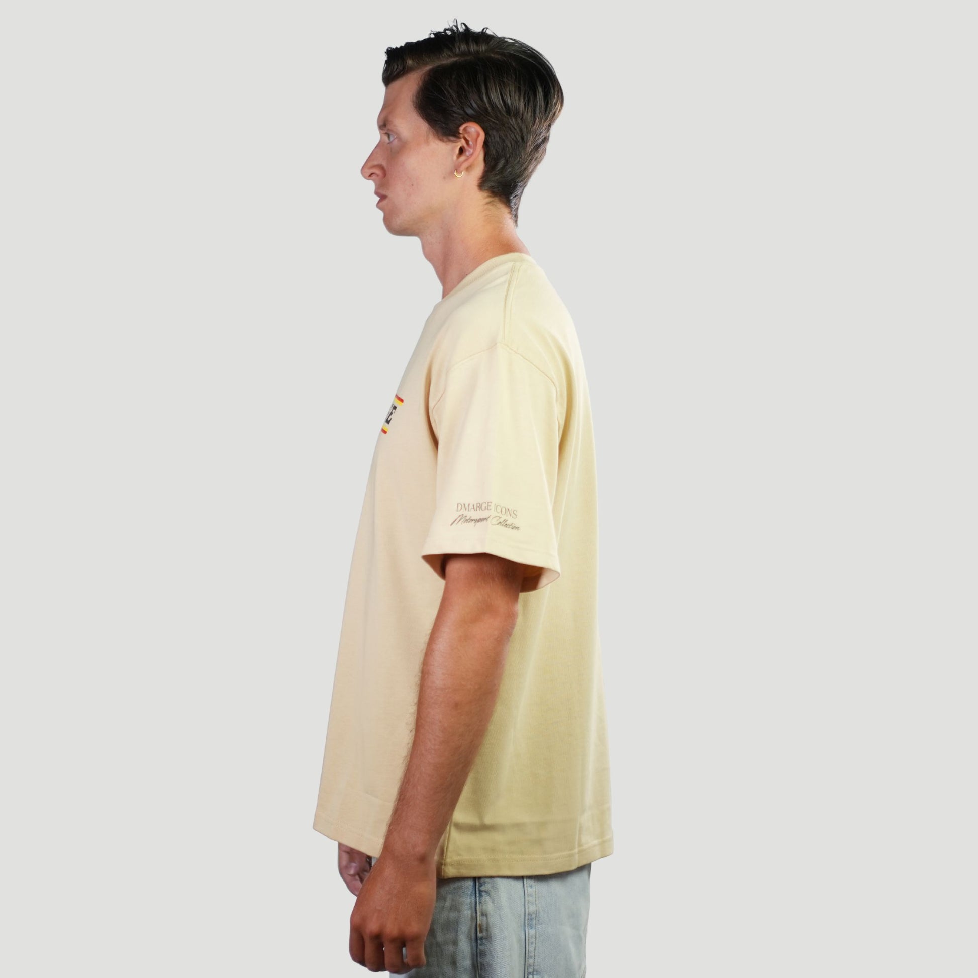 DMARGE Icons Motorsport Collection Tyre Supplier T-Shirt