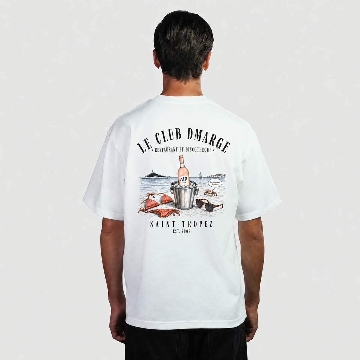 Le Club DMARGE St Tropez Tee - Paradiso DMARGE Collection